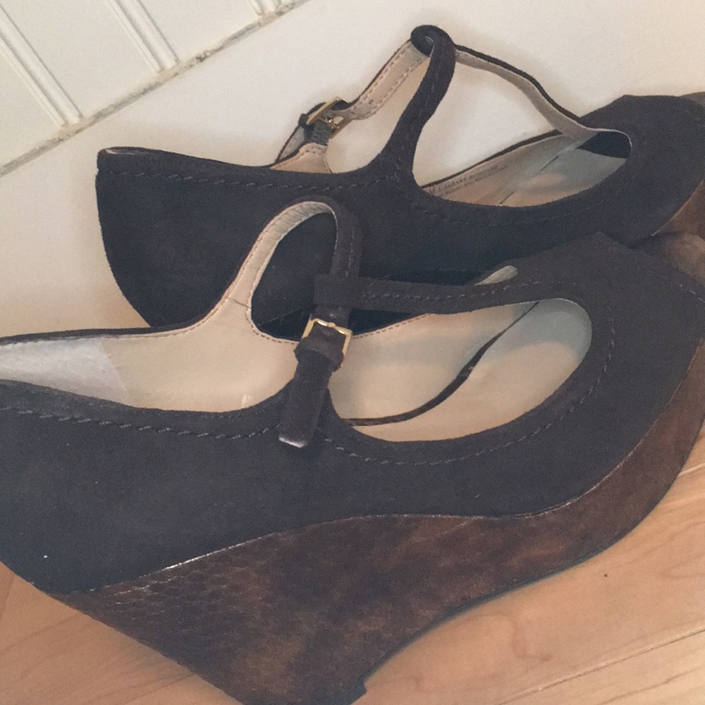 Franco Sarto open toe wedge heels ‼️NWOT‼️